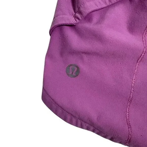 Lululemon Speed Up Short Long 4” Magenta Glow Women’s Size 2 - Picture 4 of 13